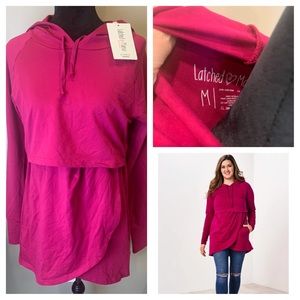 Latched Mama Petal Front Hoodie BNWT